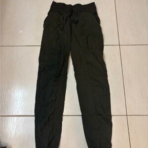 Lululumon Dance Studio Jogger Olive Green